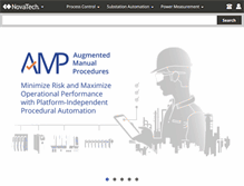 Tablet Screenshot of novatechweb.com